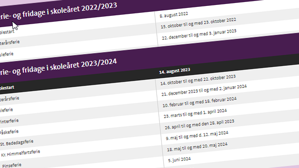 Ferie- og fridagen ved STU Viborg